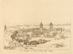 Londres depuis Greenwich - Joseph Mallord William Turner