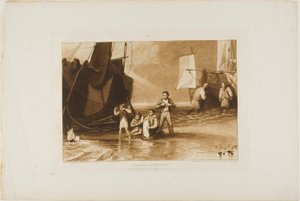 Les amateurs de la mer, planche 29 de Liber Studiorum - Joseph Mallord William Turner