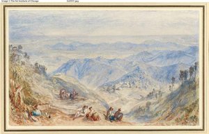Mussooree et le Dhoon depuis Landour