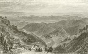 Mussooree et le Dhoon, depuis Landour - Joseph Mallord William Turner