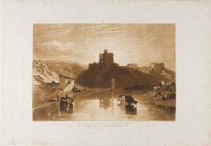 Château de Norham, planche 57 de Liber Studiorum - Joseph Mallord William Turner