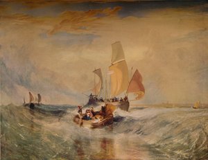 Maintenant pour le peintre, passagers de corde montant à bord, 1827, 1938