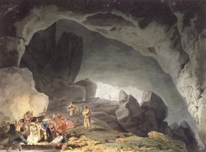 Peaks Hole, Derbyshire - Joseph Mallord William Turner
