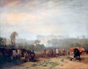 Labourage des navets, près de Slough, Windsor, vers 1809