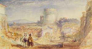Rome, le Tombeau de Cecilia Metella, c.1824