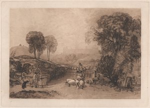 Lavage des moutons, Windsor - Joseph Mallord William Turner