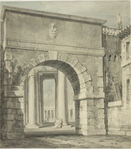 Saint-Pierre vu à travers la Porta Angelica - Joseph Mallord William Turner