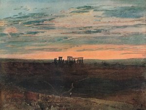 Stonehenge : Coucher de soleil, 1909 - Joseph Mallord William Turner