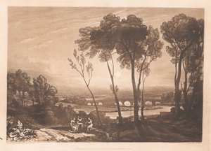 Le pont à mi-distance - Joseph Mallord William Turner