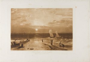 La pièce de mer de Midmay, planche 40 de Liber Studiorum - Joseph Mallord William Turner