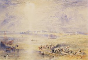 La mer Rouge et Suez - Joseph Mallord William Turner
