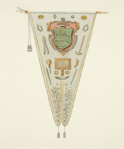 Bannière de la compagnie des tireurs de fil de Bristol
