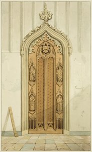 Portes fabriquées par Clarke, de chaque côté de l