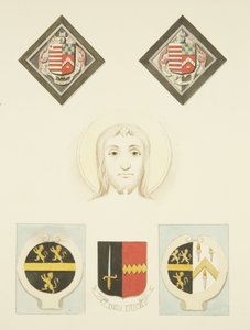 Vitraux, écussons et armoiries dans l