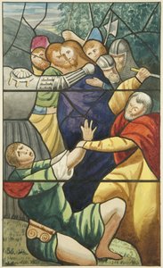 Vitrail de Saint-Marc - la capture du Christ