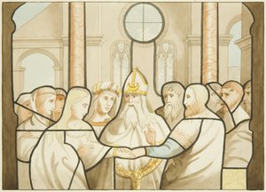 Vitrail dans St Mark