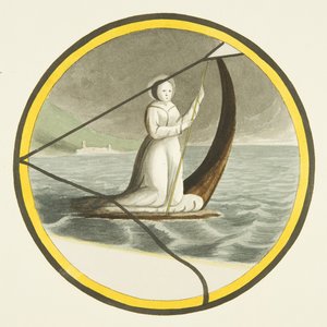 Vitrail de Saint-Marc - une sainte - Joseph Manning