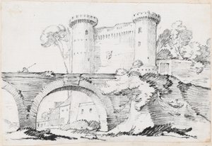 Un pont en pierre et l