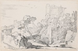 Casino Farnese sur la colline du Palatin, Rome - Joseph Marie Vien