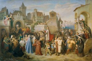 Entrée triomphale du duc Léopold le Glorieux à Vienne après la croisade de 1219