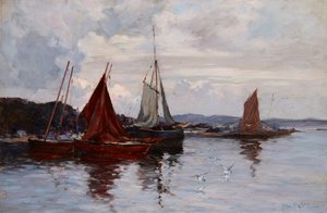 Bateaux de pêche dans le port