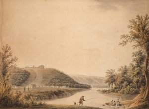 Vue du palais du domaine de Kurakin à Nadezhdino
