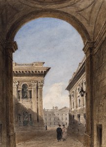 Porte de Canterbury et quadrilatère de Christ Church, Oxford, 1833