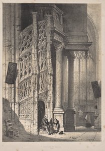 Architecture du Moyen Âge: Escalier, St. Maclou, Rouen