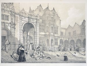 Holland House à Kensington, Londres - Joseph Nash