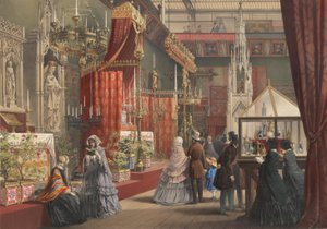 Cour médiévale : La Grande Exposition de 1851, 1854 - Joseph Nash
