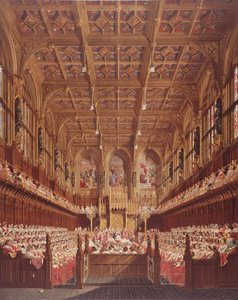 La reine Victoria à la Chambre des Lords - Joseph Nash
