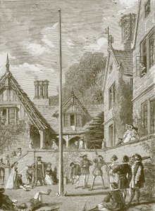 Ils tenaient une vieille maison brave à un rythme généreux - Joseph Nash