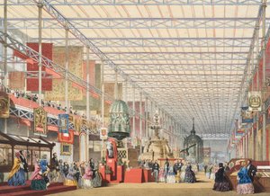 Vue de la Grande Exposition de 1851 : Nef britannique, 1854