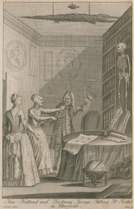Nan Holland et Tristram Savage volant le Dr Trotter à Moorfields - Joseph Nicholls