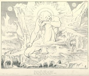 Illustration pour La Complainte du vieux marin de Coleridge - Joseph Noel (after) Paton