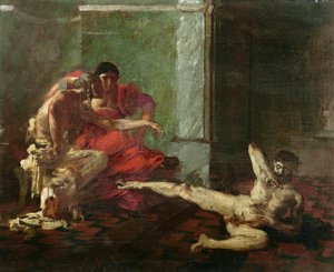 Locusta testant du poison sur un esclave, c.1870-80