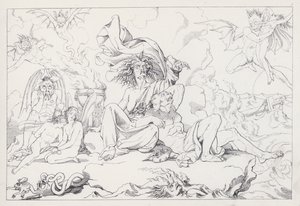 La Tempête de Shakespeare, Acte I, Scène 2 - Joseph Noel after Paton
