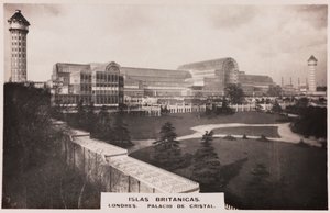 Vue du Crystal Palace à Londres