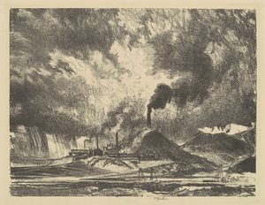 Anaconda, Montana, 1915 - Joseph Pennell