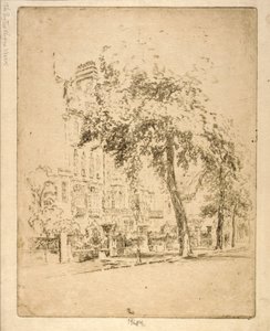 Big Tree--Cheyne Walk - Joseph Pennell