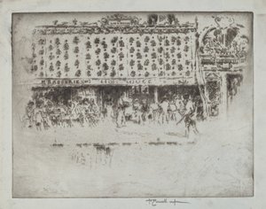 Brasserie, Au Lion Rouge - Joseph Pennell