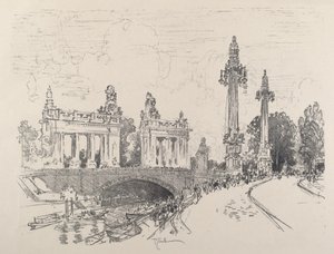 Pont à Charlottenburg - Joseph Pennell