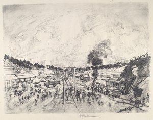 Construction du camp, 1917