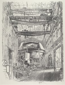 Construction de la grande tourelle - Joseph Pennell