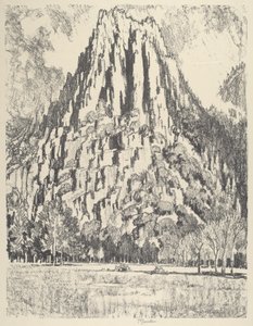 Contreforts, Yosemite, 1912