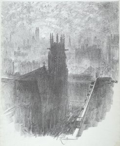 Église du Christ, St. Louis, 1919 - Joseph Pennell