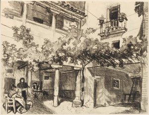 Images délicieuses de la vie domestique, Alcalá - Joseph Pennell