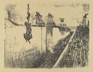 Heure du dîner, Écluse de Gatun, 1912
