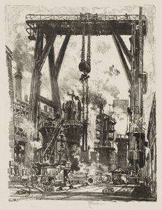 Travail de guerre anglais : Le vieux puits de canon