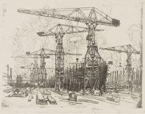 Travail de guerre anglais : Le vieux chantier naval